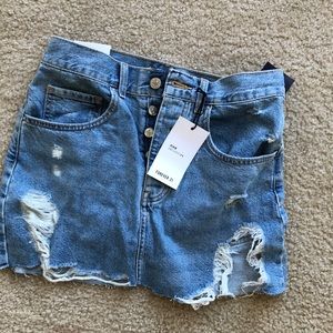 Forever 21 Denim Mini Skirt